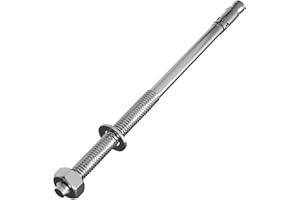 ‎LUMONIC Lumonic 5x Schwerlastdübel M10 x 210mm | hochwertige Keilanker verzinkt | Durchsteckmontage, SOFORT BELASTBAR | Betonanker, Schwerlastanker | für Überdachungen, Geländer, Regale, Trennwände