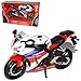 Produktbild alles-meine.de GmbH Honda CBR1000RR Fireblade Weiss Blau Rot Version Ab 2016 1/12 New Ray Modell Motorrad mit individiuellem Wunschkennzeichen
