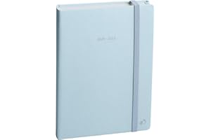 Quo Vadis - Agenda année scolaire - 2024-2025 - Eurotextagenda - Journalier - Multilingue - Pastel - Bleu clair - 12 mois de août à juillet - 12x17 cm