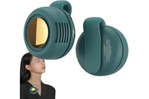 Youning Tragbarer Mini Ventilator USB Wiederaufladbarer Leise Ventilator Clip on Ventilator Klein Lüfter für Büro Haushalt Reisen Kühlung Silent Fan Halsventilator Sommer Kühler Klimaanlage