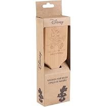 Minnie Mouse Haarbürste Aus Holz – PVC-frei, Entwirrend, Offizielles Disney-Produkt