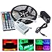Produktbild LED Streifen,Jaminy 5M RGB 5050 Waterproof LED Strip Light SMD 44 Key Remote 12V Power FÜR Innen Und Im Freiendekoration Atmosphäre Flexible LED-Leiste