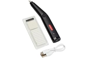 Derwent 2305810 - Goma de Borrar Recargable Mediante USB, Incluye Cable Carga + 20 Recambios Goma, Ideal para Borrar con Gran Precisión, Calidad Profesional, Ambidiestro, No Abrasivo