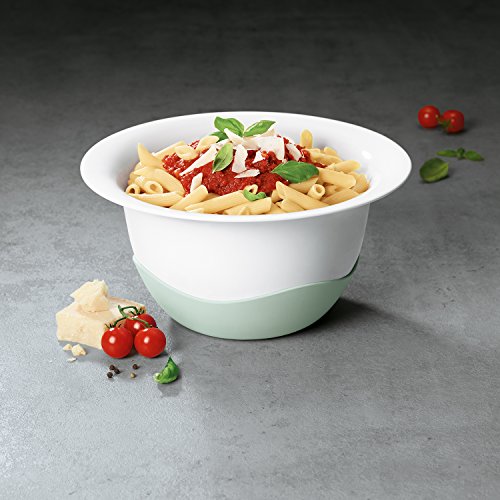 Villeroy & Boch 1360218395 Sieb/Servierschüssel, Porzellan, grün/weiß, 29,9 x 29,6 x 15,4 cm, 2 Einheiten - 4