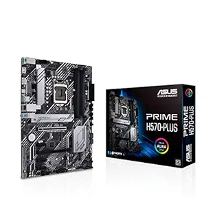 ASUS Prime H570-PLUS LGA1200 (Intel 11th/10th Gen) ATX Motherboard (PCIe 4.0, 8 Power Stages, HDMI, DVI, DisplayPort, Dual M.2, Intel 1Gb LAN, USB 3.2 Gen 2 Type-C, Thunderbolt 4)