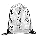 Produktbild Jack16 Kordelzug Turnbeutel Rucksack Hip Hop My Butt Hurts – What Ostern Schokolade Bunny Design Print Rucksack Schulter