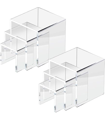 Display Box Koretech 6Pcs Buffet Risers, Food Risers For Buffet Plinths ...