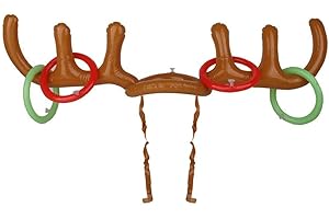 OTC Inflatable Reindeer Antler Ring Toss Game-Holiday Party