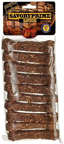Savory Prime Munchie Bone Beef Tasty Dog Chewable Pet Chew Treats 3-4in 10pk