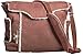 Wallaboo Nappy Changing Bag, Stylish & Durable Faux Suede, Included Changing Pad, Bottle Case, Accessory Pouch, Chocolat