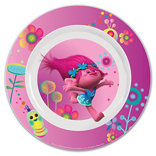 p:os 25821 Frühstücksset DreamWorks Trolls, 3 teilig, Teller, Schüssel und Becher - 2