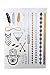 Metallic tattoos of the brand MyBeautyworld24 in different designs Flash Tattoos Body Tattoo bracelet necklace Body Decorations