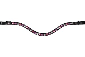 HKM Cherry pannband, syren/lila, varmt blod