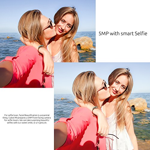 CUBOT R9 In Offerta Smartphone Ultra Sottile 5 Pollici Touch Display, Android 7.0 Telefono Cellulare, 2GB + 16GB, 13MP Fotocamera Posteriore 5MP Fotocamera Frontale, Sensore dell'Impronta Digitale 0.1s, Supporto GPS, Bluetooth BLU [CUBOT UFFICIALE]