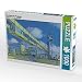 Produktbild CALVENDO 4059478928558 Sky Train zum Flughafen Foto-Puzzle Bild von Koch Hermann, 1000 Teile, Weiß, Lege-Größe 64 x 48 cm