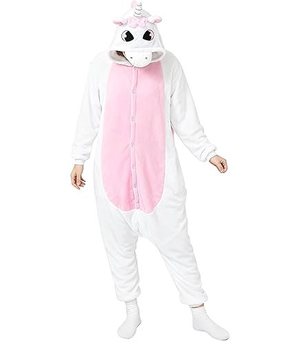 Ovender Pyjama Jumpsuit voor volwassenen, dierkostuum, Kigurumi, carnaval, Halloween, slaappak, party, show, Kerstmis, cosplay, ondergoed, uniseks, voor dames en heren, M