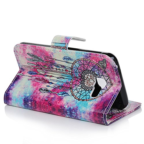 Hülle für Samsung Galaxy A5 2016 Hülle Badalink Schutzhülle Leder TPU Handyhülle Traumfänger Handytasche Wallet Case Ständer Magnet-Schloss Handyhülle Case Cover Flipcase+Mehrfunktional Touch Pen+Staubschutz - 7