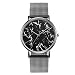 Produktbild Lazzgirl vansvar beiläufige Quarz-Edelstahlband-Newv Bügel-Uhr-analoge Armbanduhr(Mehrfarbig,One Size)