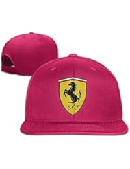 yhsuk Ferrari Team Unisex Fashion Cool Adjustable Snapback Gorra de béisbol tiene One Size Red