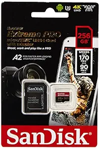 SanDisk Extreme Pro SDXC UHS-I U3 A2 V30 256GB + Adapter