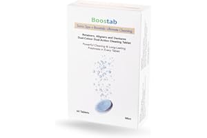 Boostab Retainer Cleaning Tablets – 60 Tablets 2 Months Supply - Sonic Spa Dual Action Dental Cleaning Tablets – Powerful Cleaning & Mint Freshness