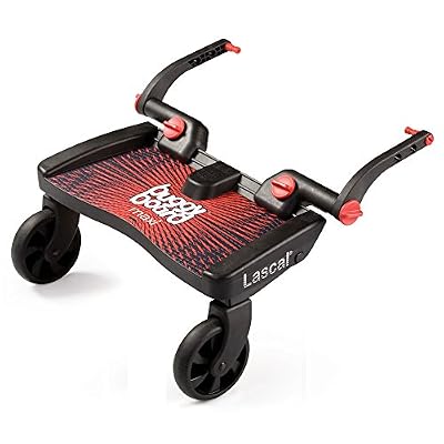 Lascal Planche à Roulettes BuggyBoard MAXI Noir / Rouge