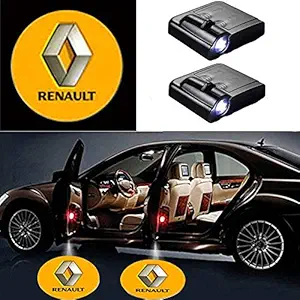 AutoBizarre Wireless Renault Logo Shadow Door Light/Ghost Shadow Door Light For All Renault Cars