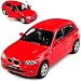 Produktbild Welly BMW 1er E87 1. Generation 5 Türer Rot 2004-2013 ca 1/43 1/36-1/46 Modell Auto mit individiuellem Wunschkennzeichen