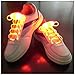 Produktbild Ideal für das Geschenkgeben Stilvolle LED Leuchtstoff Glow Schnürsenkel für Partys/Laufen/Gehen/Hochzeit/Konzert- (Rot)