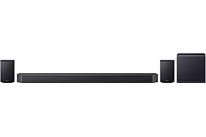 Samsung Q990F 11.1.4ch Q-Series Soundbar with Subwoofer & Rear Speakers, Dolby Atmos, Amazon Alexa, Apple AirPlay (2025)