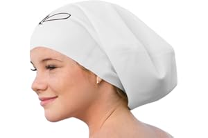 LAHTAK Bonnet de Bain pour Cheveux Longs - Bonnets de Natation pour Femmes et Hommes - Bonnets de Piscine Extra-Large en Silicone Imperméable de Qualité Supérieure - Dreadlocks