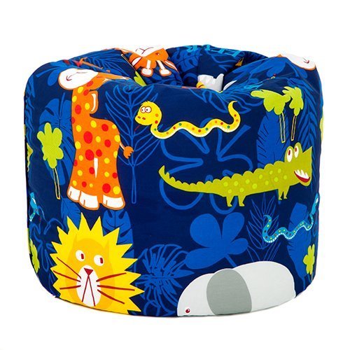 Jungle Fever Animal Print Children's Ready Filled Fun Bean Bag Seat Kids Furniture