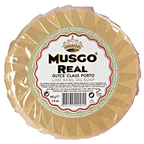 Claus Porto Musgo Real Glyce Lime Basil Oil Pre-Shave Soap (165g)