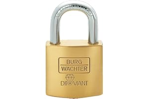 Burg-Wächter Burg-tvättare hänglås, diamant D 600 40 SB, inklusive 2 nycklar, stryktjocklek: 7,5 mm
