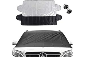 ONESAVE Car Windscreen Frost Shield Cover Ice Snow Shield Front Winter Window Protector