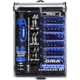 Oria Precision Magnetic Screwdriver Bit Set, 54 in 1 Electronics Tool Kit with Innovative Design Wrench for iPhone 7, Cell Phone, Laptop, Electronics, UAV Models, Car Model and Other Appliances