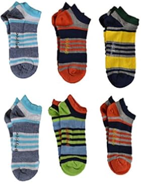 Kinder Sneaker,6er Pack,Motiv Jungen,75 % Baumwolle