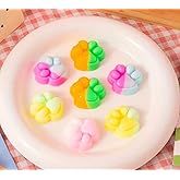 6 Adet Sevimli Mini Sukuşi Kedi Patisi Oyuncaklar, Mochi Squishy Yumuşak Kedi Pen&ccedil;esi, Stres &Ouml;nleyici Oyuncaklar, &Ccedil;ocuklar ve