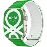 Benetton & Imiki Frame 2 Akıllı Saat, 2.01" AMOLED Ekran, IP68 Su Ge&ccedil;irmez, 100+ Spor Modu, Always On Display, Bluetooth Bağl