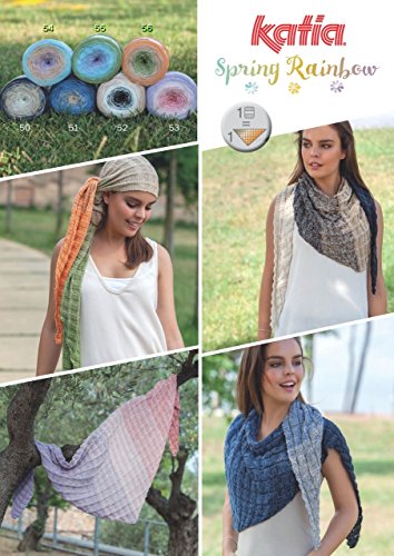 Katia Spring Rainbow – Farbe: Rosados/Malva (53) – 150 g / ca. 600 m Wolle - 6