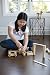 TEGU Pocket Pouch Prism Magnetic Wooden Block Set (Sunset, 6-Piece)