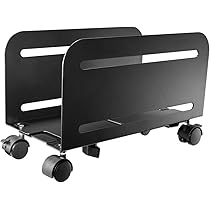 Supporto Mobile Per Case PC - Con Rotelle Bloccabili, Base Regolabile - Foto 2