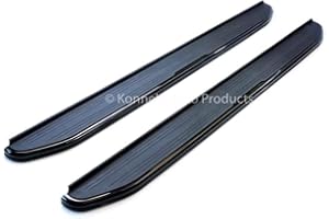 KONNEKT Stealth All Black Side Steps Running Boards compatible with RR Evoque Dynamic 2011-18