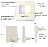 Emotionlite 2 Stück LED Nachtlicht mit Dämmerungssensor Kinder Nachtlicht Sehr gut für Kinderschlafzimmer Badezimmer Flur Treppenaufgang Korridor Schrank oder ein dunkles Zimmer Warmes weißes 2700 K Energiesparpaket - 3