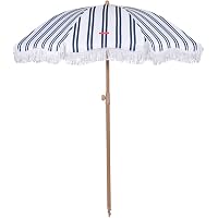 Flamingueo Large Parasol – Outdoor Garden Parasol, Tilting Parasol, Anti-UV Parasol UPF 50+, Fringed Parasol, Balcony Parasol