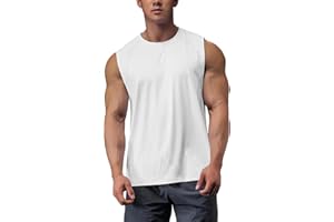 GYMAPE Canotte da Allenamento atletiche da Uomo Canotte da Corsa muscolose Senza Maniche Allenamento Asciugatura Rapida Gym Activewear