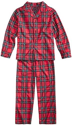 WWZ Family Matching Christmas Pajamas Set Kid Adult PJs Sleepwear Nightwear(Kids, Tag100=2T)