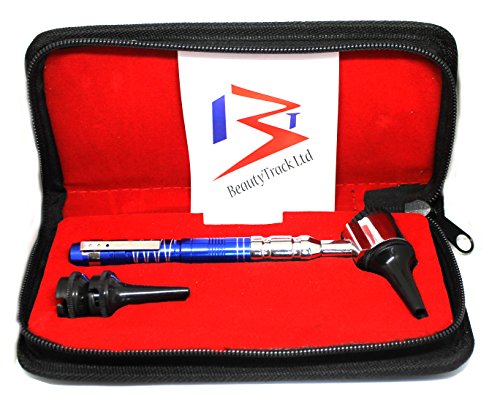 Preisvergleich Produktbild Blau Mini Otoskop fiberoptisch medizinische diagnostische Untersuchung getestet und genehmigt