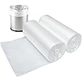 SOSOHOME 2 Gallon Small Plastic Trash Bags, 7.5 Liters Clear Wastebasket Liners Garbage Bags for Home, Office, Bathroom, 100 Counts