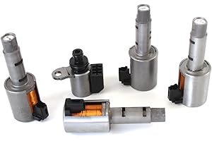 DAYSYORE JF015E RE0F11A CTV Transmission Solenoids Kit Fits for 2012-2015 Nissan Sentra Tiida Versa Note Transmission Solenoids Aftermarket Parts